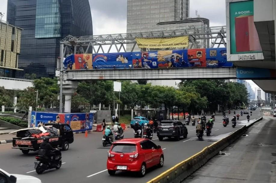 Transjakarta Bangun Kembali JPO Sarinah Ramah Disabilitas, Fasilitas Lift Disiapkan untuk Akses Nyaman