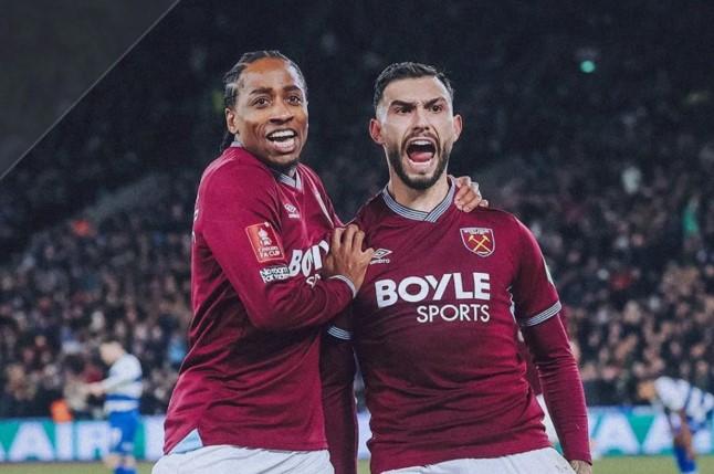 West Ham Lolos ke Putaran Berikutnya Piala FA Usai Kalahkan QPR Lewat Perpanjangan Waktu