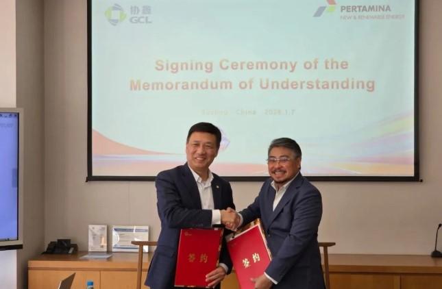 Pertamina NRE Gandeng Perusahaan China GCL Kembangkan Proyek Energi Bersih di Indonesia