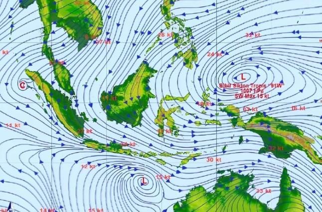 BMKG Deteksi Pusat Tekanan Rendah di Samudera Hindia, Potensi Cuaca Ekstrem di NTB dan Sekitarnya