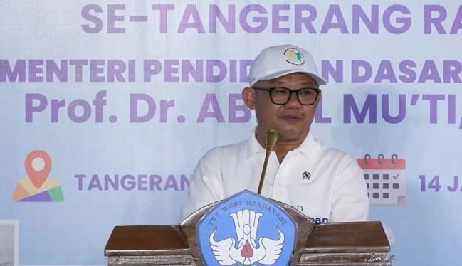 Menteri Abdul Mu'ti Resmikan Revitalisasi 96 Sekolah di Tangerang Raya dengan Anggaran Rp105 Miliar