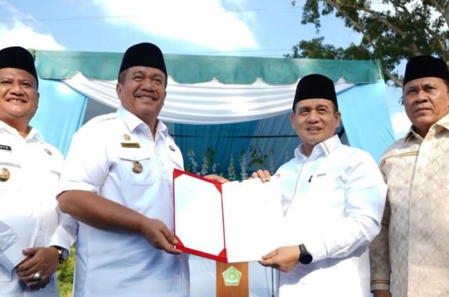 Kemenag Terima Hibah Tanah dari Pemkab Asahan untuk Pembangunan MAN Insan Cendekia