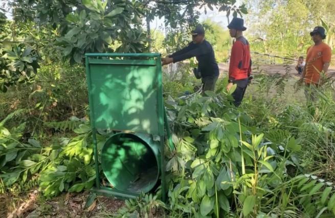 BKSDA Sampit Pasang Perangkap untuk Tangkap Beruang Madu yang Resahkan Warga Baamang