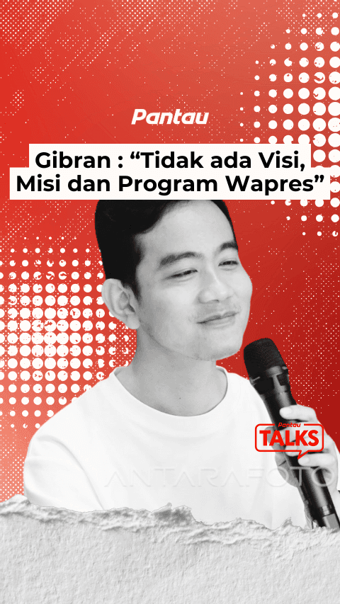 GIBRAN : “TIDAK ADA VISI, MISI DAN PROGRAM WAPRES”