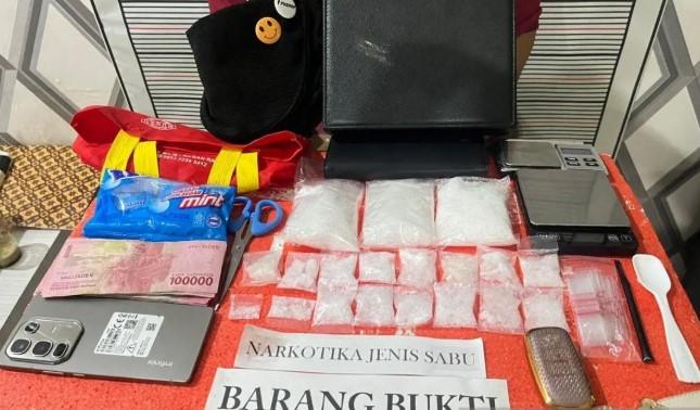 Polres Nagan Raya Tangkap Dua Pengedar 81 Paket Sabu di Aceh