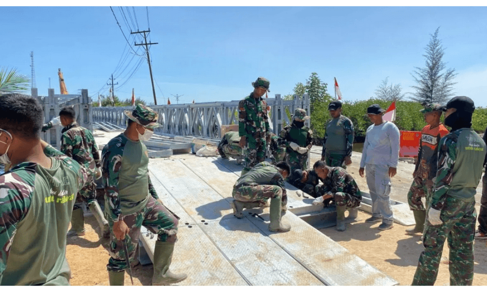 Jembatan Dipercepat, Akses Warga Aceh Segera Pulih Berkat Sinergi TNI dan Masyarakat