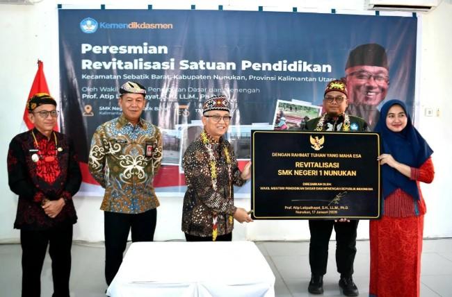 Kementerian Pendidikan Dasar dan Menengah Resmikan Delapan Sekolah Revitalisasi di Pulau Sebatik Wilayah Perbatasan