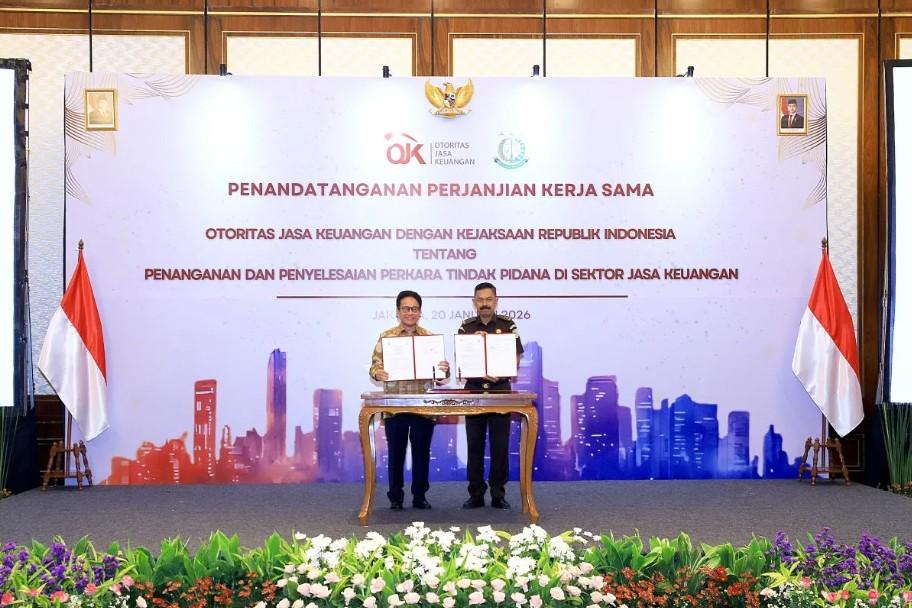 OJK dan Kejaksaan RI Teken PKS Baru, Perkuat Sinergi Penegakan Hukum di Sektor Jasa Keuangan