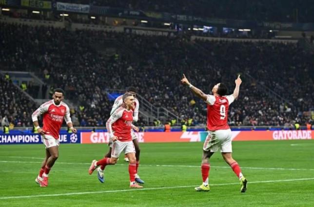 Tak Terbendung, Arsenal Kalahkan Inter Milan 3-1 dan Lolos sebagai Juara Grup Liga Champions