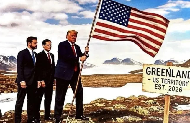 Donald Trump Unggah Gambar Klaim Greenland sebagai Wilayah AS, Picu Sorotan Internasional