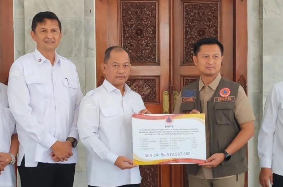 Pemkab Serang Terima Bantuan BNPB Senilai Rp519 Juta untuk Penanganan Darurat Bencana