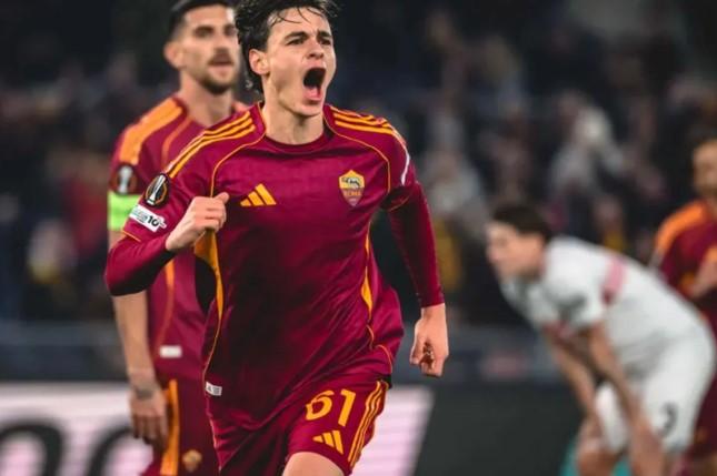 Dua Gol Niccolo Pisilli Antar AS Roma Taklukkan Stuttgart di Liga Europa