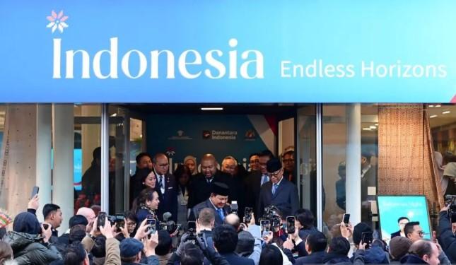 Presiden Prabowo Sambangi Paviliun Indonesia di Davos, Tegaskan Diplomasi Ekonomi Aktif