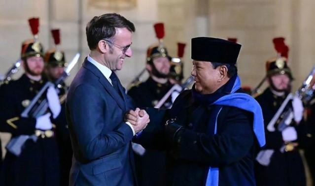 Presiden Prabowo Kembali Dijamu Presiden Macron dalam Jamuan Makan Malam Pribadi di Istana Élysée Paris