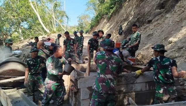 TNI AD Bangun Jembatan Gantung Burni Bius di Aceh Tengah untuk Pulihkan Akses Pascabencana