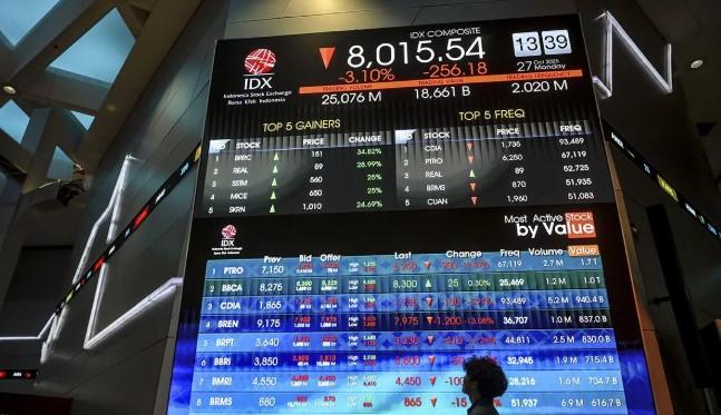 IHSG Anjlok 8 Persen, BEI Aktifkan Trading Halt Selama 30 Menit