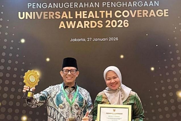 Cakupan JKN Capai 99,77 Persen, Kabupaten OKU Raih Penghargaan UHC dari Pemerintah Pusat