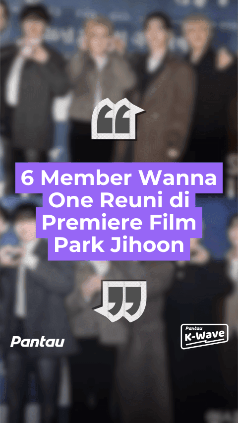 6 MEMBER WANNA ONE REUNI PREMIERE FILM PARK JIHOON