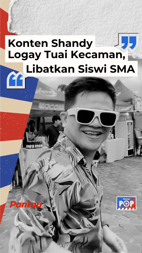 KONTEN SHANDY LOGAY TUAI KECAMAN LIBATKAN SISWI SMA