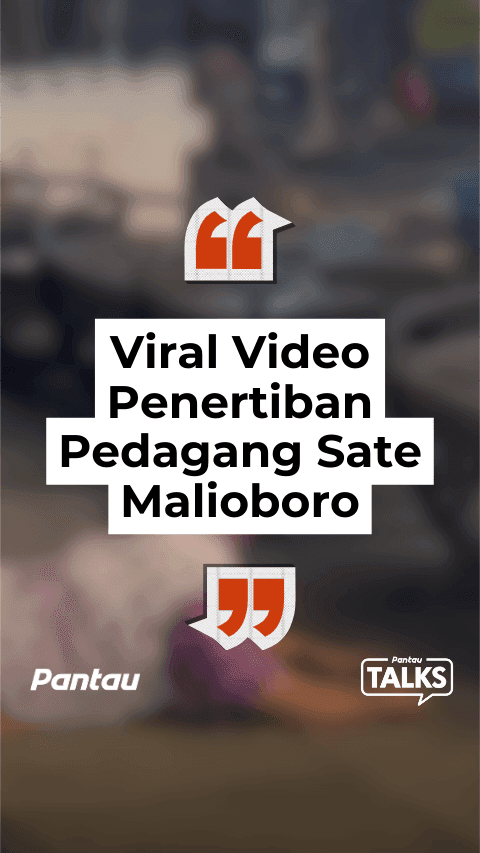 VIRAL VIDEO PENERTIBAN PEDAGANG SATE MALIOBORO