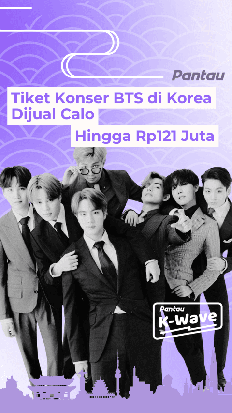 TIKET KONSER BTS DI KOREA DIJUAL CALO HINGGI RP 121 JUTA