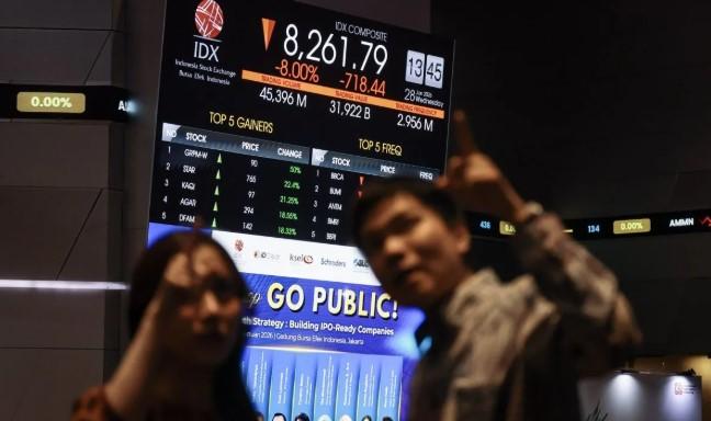 IHSG Anjlok 8 Persen, BEI Lakukan Trading Halt Pagi Ini