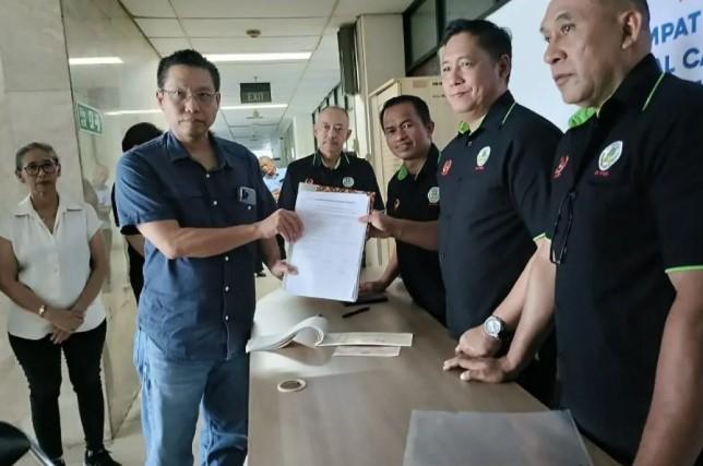 Peter Layardi Lay Kembalikan Berkas Pencalonan Ketua Umum PB PTMSI dengan Dukungan 34 Provinsi