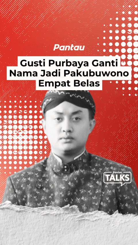 GUSTI PURBAYA GANTI NAMA JADI PAKUBUWONO EMPAT BELAS