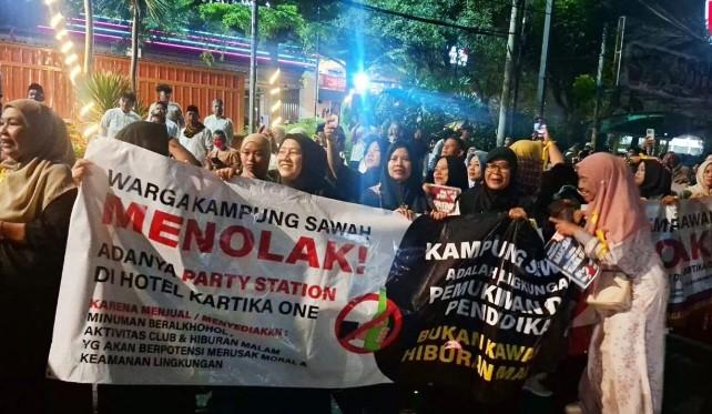 Warga Kampung Sawah Tolak Kehadiran Party Station, Polisi Usulkan Mediasi dengan Manajemen