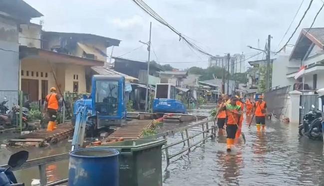 Banjir Surut di Sebagian Wilayah Jakarta, Namun 5 RT di Jakarta Utara Masih Tergenang hingga 45 cm