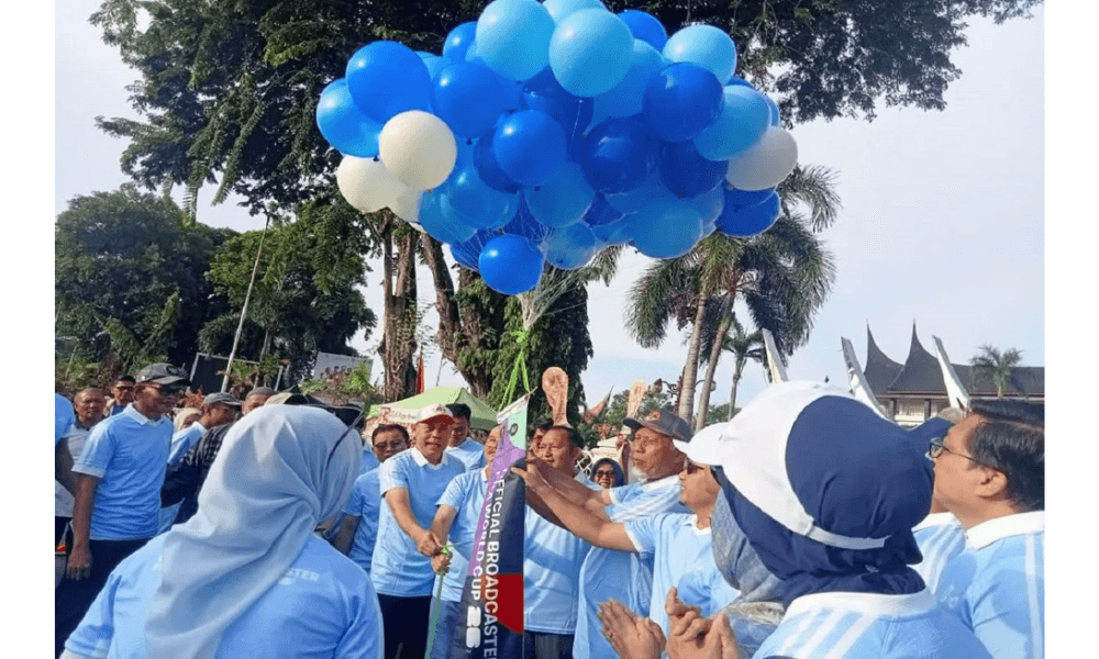 Gubernur Sumbar dan Suhatman Imam Hadiri Kick Off Bola Gembira, Resmikan TVRI sebagai Penyiar Piala Dunia 2026