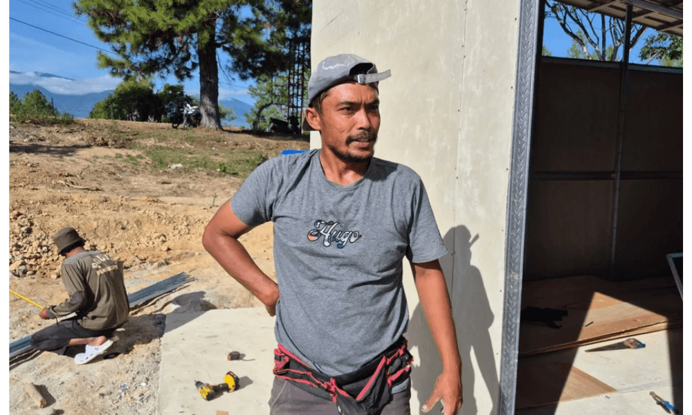 Warga Gayo Lues Dilibatkan Bangun Hunian Sementara, Dapatkan Penghasilan Tambahan Pascabencana