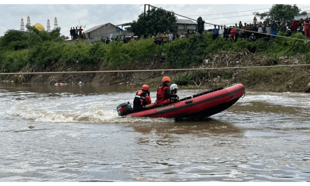 Pencarian Pemuda Tenggelam di Kali Cengkareng Drain Masuki Hari Kelima, Korban Belum Ditemukan