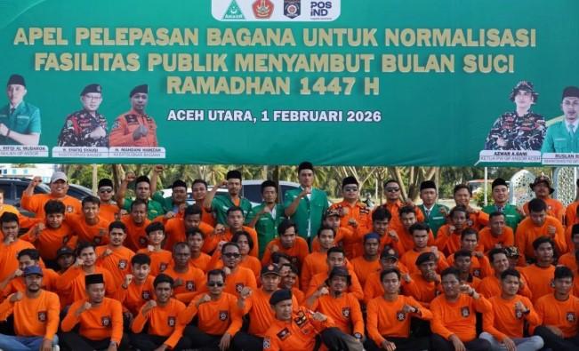 GP Ansor Kirim 150 Personel Bagana Bantu Pemulihan Pascabencana Aceh Sambut Ramadhan