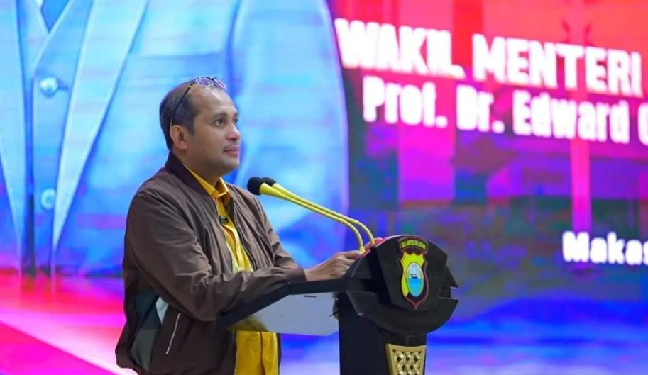 Wamenkumham Sosialisasikan KUHP dan KUHAP Baru di Polda Sulsel, Tekankan Peran Strategis Polri