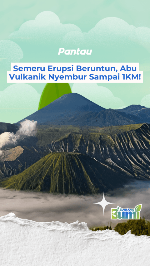 SEMERU ERUPSI BERUNTUN