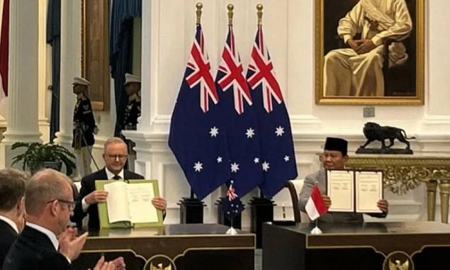 Indonesia-Australia Teken Traktat Keamanan Bersama, Prabowo: Komitmen Demi Stabilitas Kawasan Indo-Pasifik