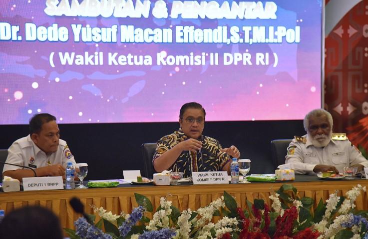 Komisi II DPR RI Soroti Hambatan Pembangunan Infrastruktur di PLBN Sota akibat Status Hutan Lindung
