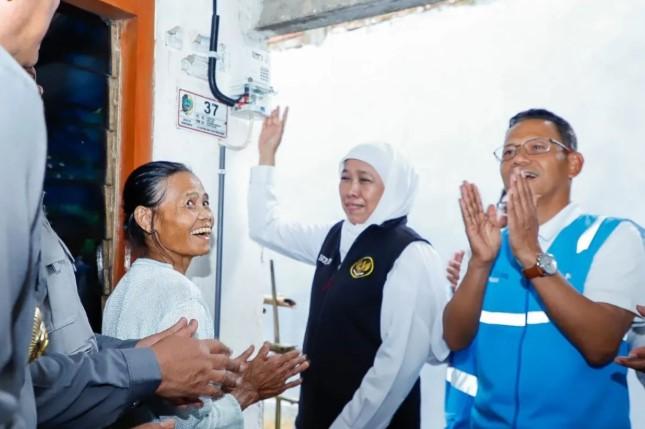 Khofifah Siapkan Listrik Gratis untuk 3.400 Rumah Tangga Miskin di Jawa Timur Tahun 2026