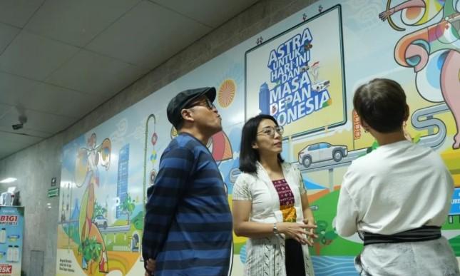 HUT ke-69, Astra Hadirkan Sentuhan Seni Kolaboratif di Stasiun MRT Setiabudi Bersama indieguerillas