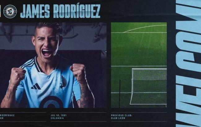Resmi Gabung Minnesota United, James Rodriguez Siap Bangkit Jelang Piala Dunia 2026