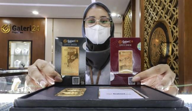 Harga Emas Pegadaian Turun, UBS dan Galeri24 Kompak Melemah pada 7 Februari 2026