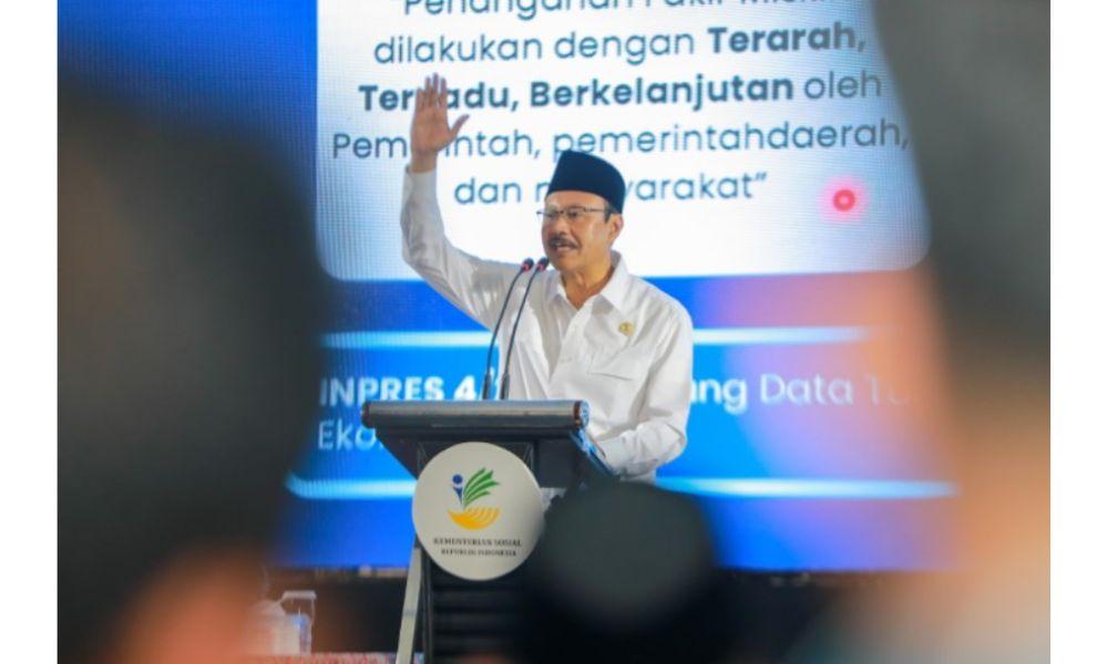Gus Ipul Ajak Para Kades Tindaklanjuti Arahan Presiden Kawal Data Kemiskinan Melalui DTSEN