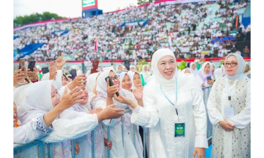 Khofifah Puji NU dalam Harlah 1 Abad: Pilar Peradaban Bangsa dan Penjaga Islam Moderat