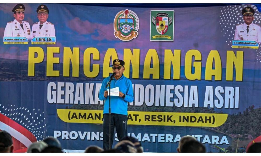 Sumut Canangkan Gerakan Indonesia ASRI di Danau Toba, Dorong Kesadaran Bersama Jaga Lingkungan Wisata
