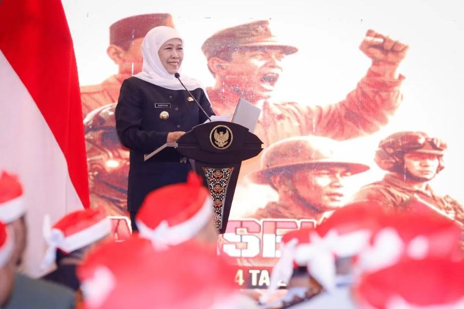 Gubernur Khofifah Dorong Integrasi TNI-Polri Dukung Stabilitas Nasional dan Ketahanan Pangan