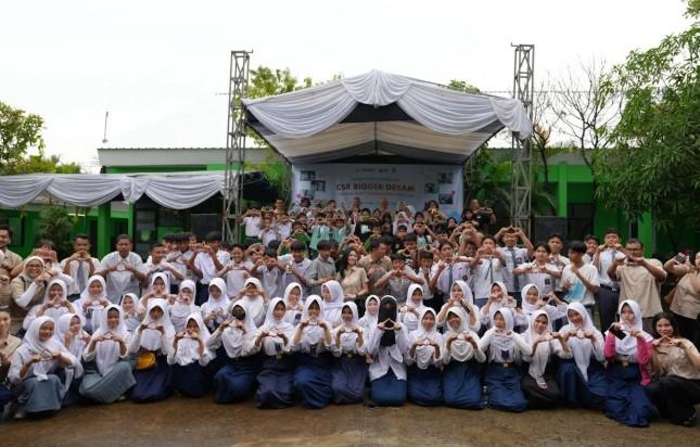 MMSGI dan Yayasan LINE Luncurkan Program CSR Bigger Dream, Dorong Kapasitas Murid Lewat Relawan dan Renovasi Sekolah