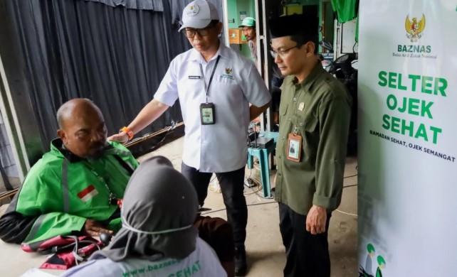 Baznas Gelar Shelter Ojek Sehat di 15 Titik Jabodetabek, Sediakan Layanan Kesehatan Gratis Jelang Ramadhan