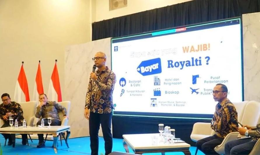 Kanwil Kemenkum Sulsel Hadirkan Marcell Siahaan untuk Sosialisasi Royalti Lagu kepada Pelaku Usaha di Makassar