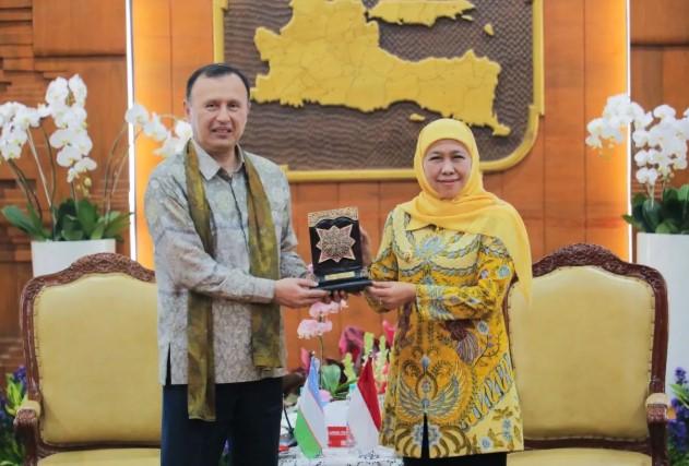Khofifah Jajaki Kerja Sama Sister Province Jatim–Samarkand untuk Perkuat Hubungan Bilateral